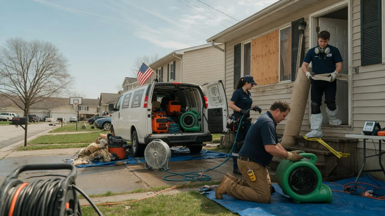 Water Damage Restoration in Marseilles, IL near me